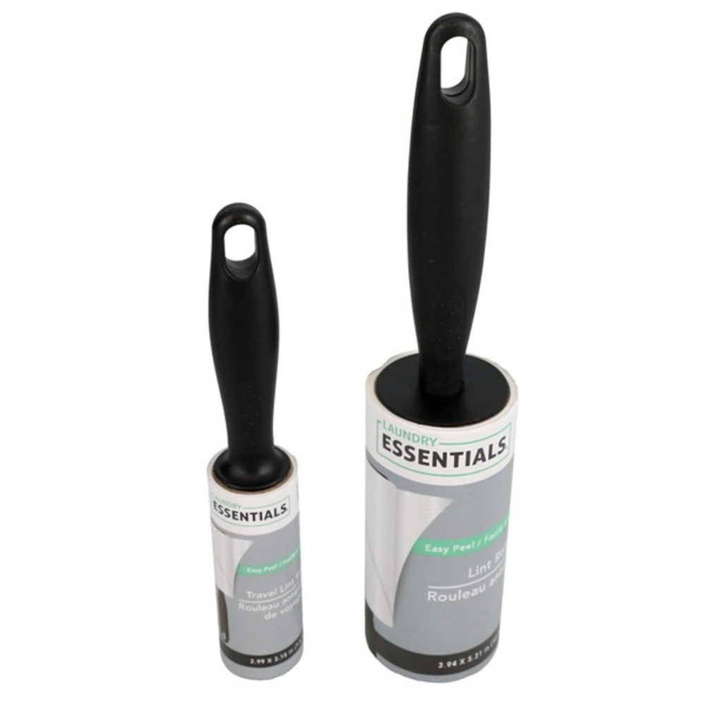 Essentials 2 Piece Travel Bonus Lint Roller Set NWT